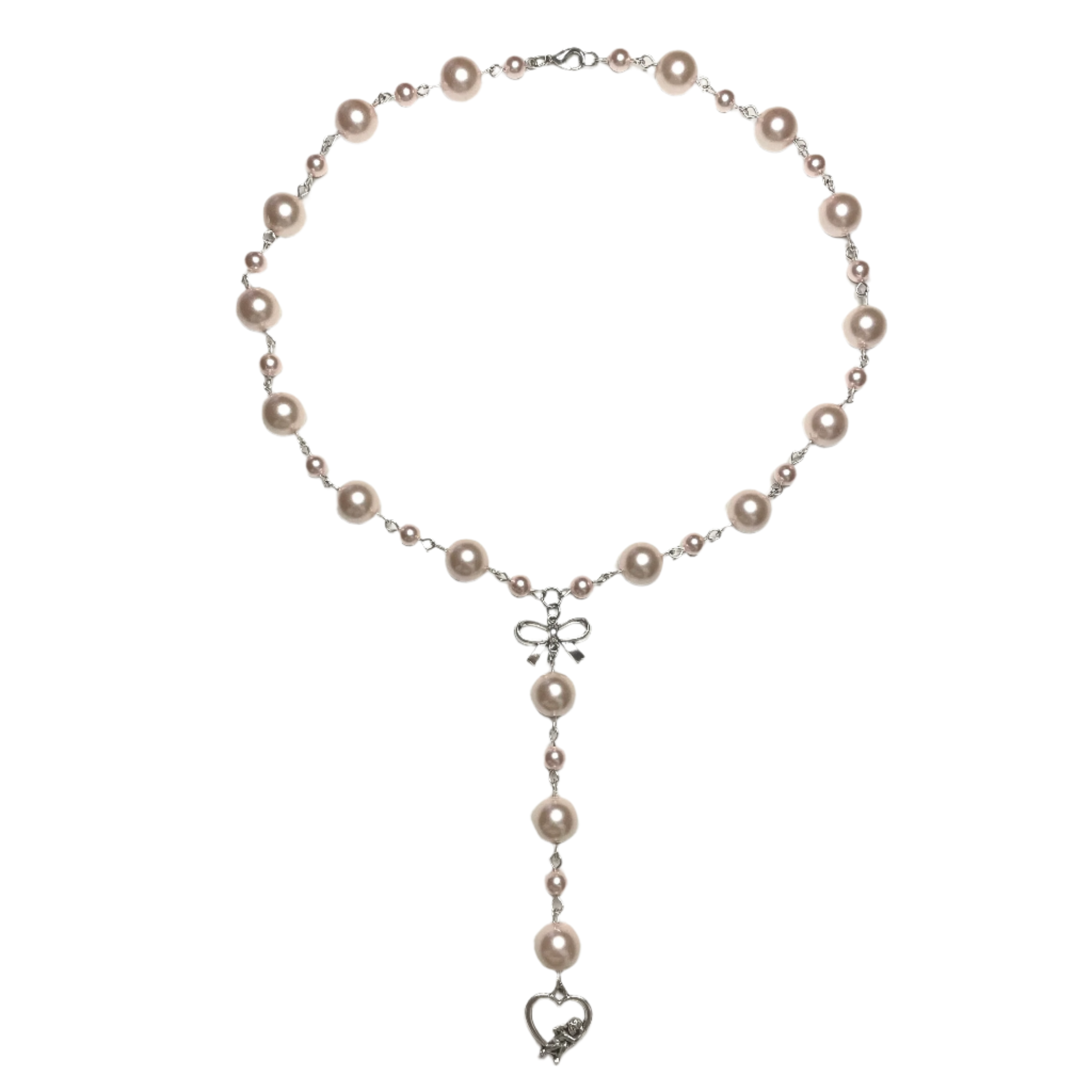 cherub heart necklace