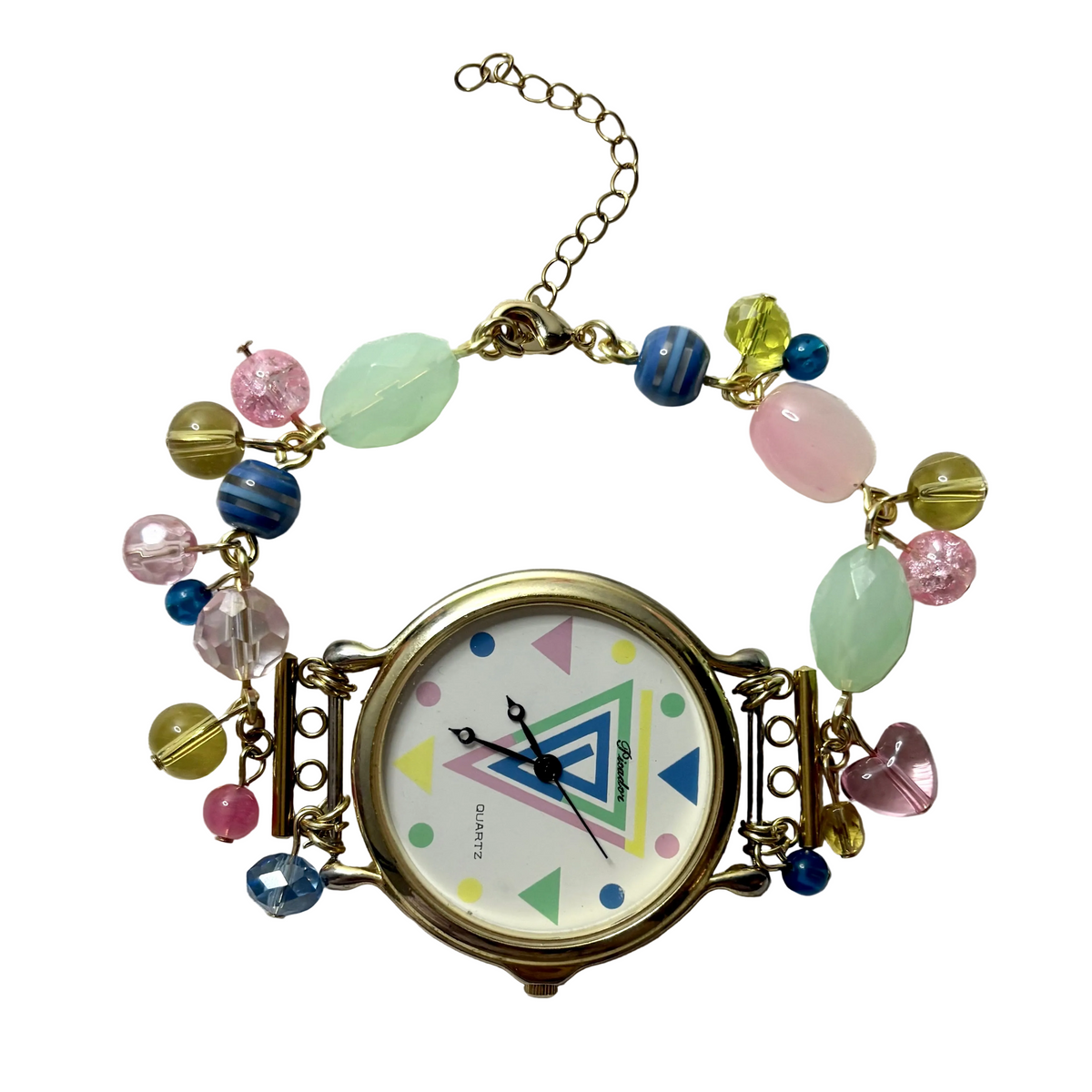 retro pastel working watch bracelet