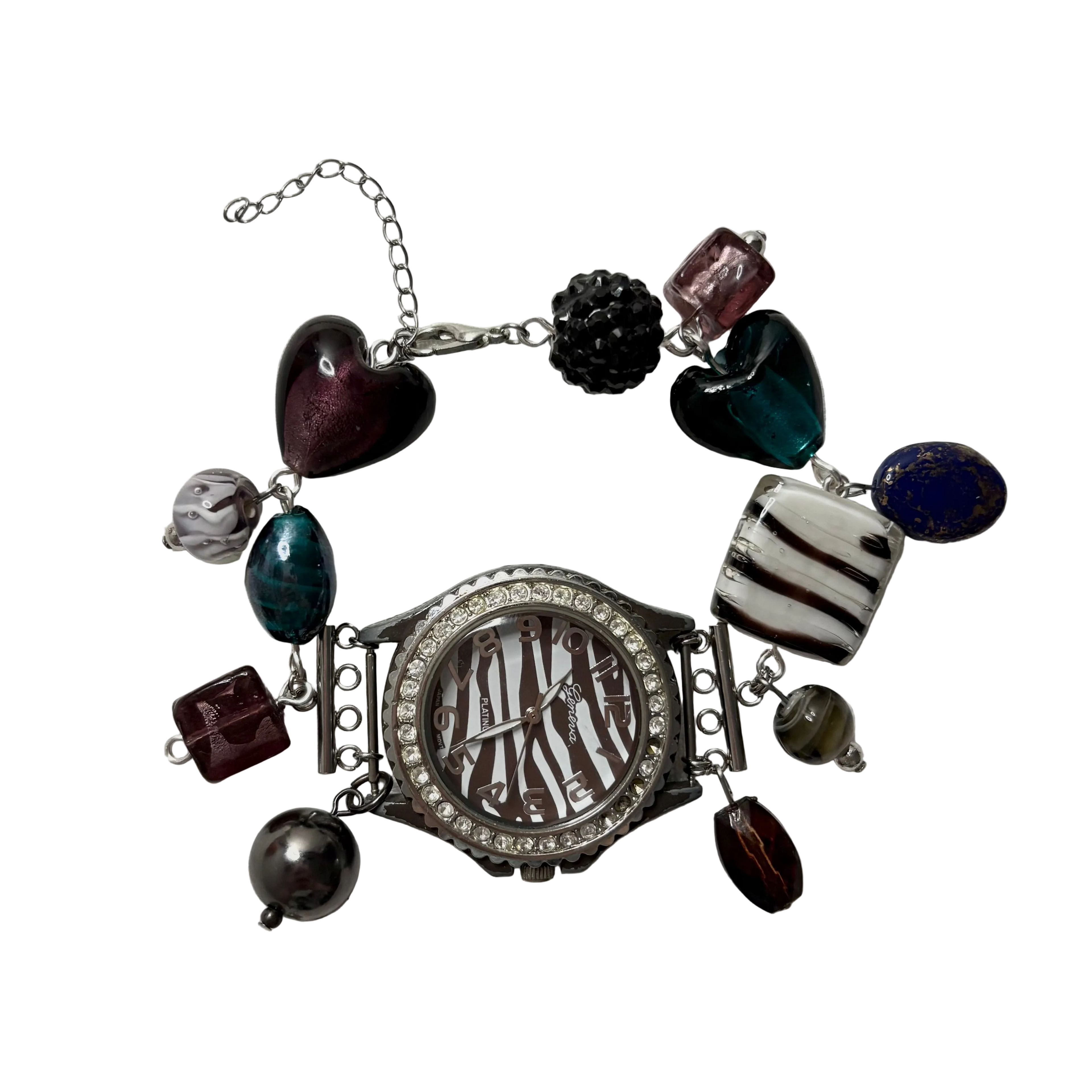 2009 working beaded watch bracelet