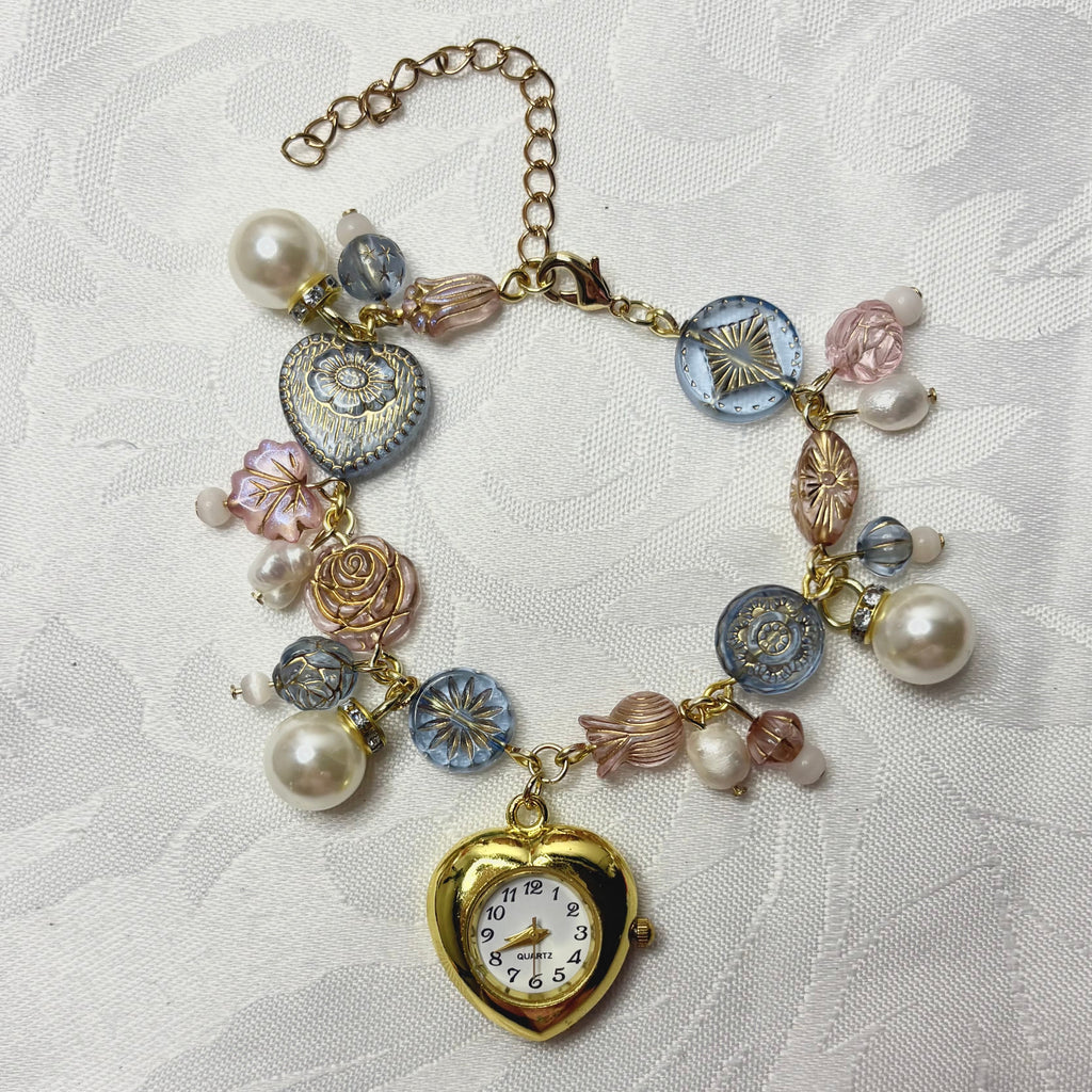 hydrangea working watch bracelet