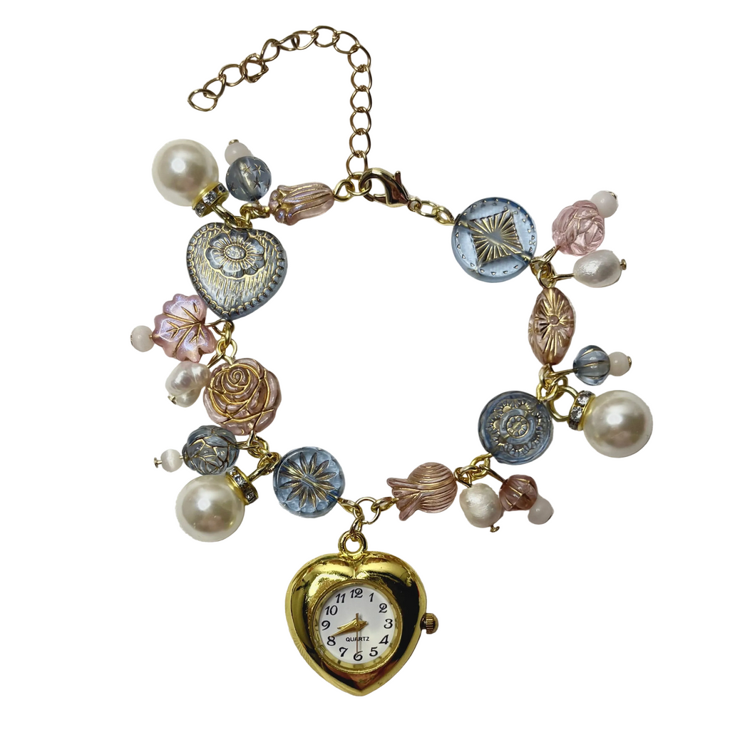hydrangea working watch bracelet
