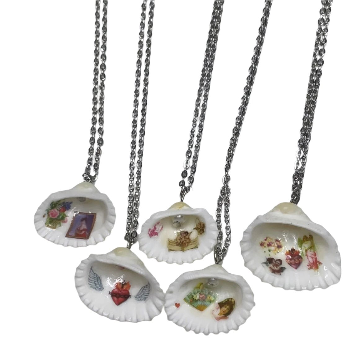 deco shell necklaces