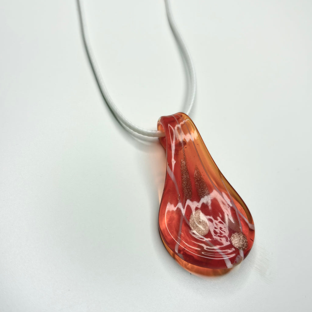 flame cord necklace