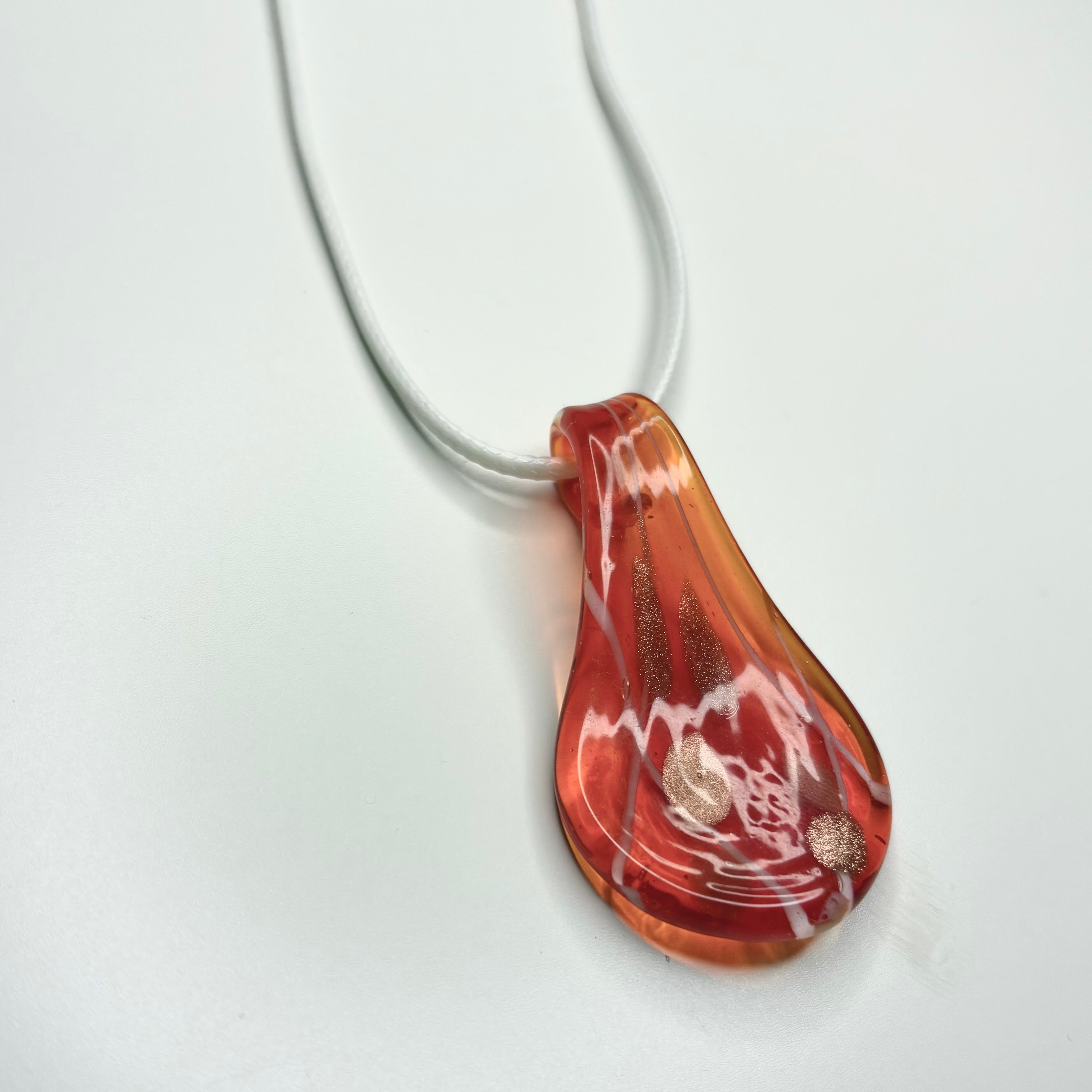 flame cord necklace