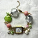 flower patch working watch bracelet