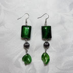 vines beaded earrings