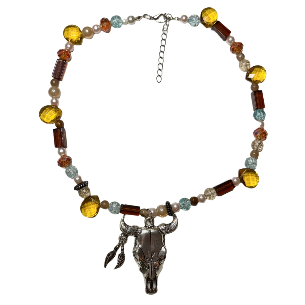 buckin beaded necklace