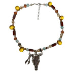 buckin beaded necklace