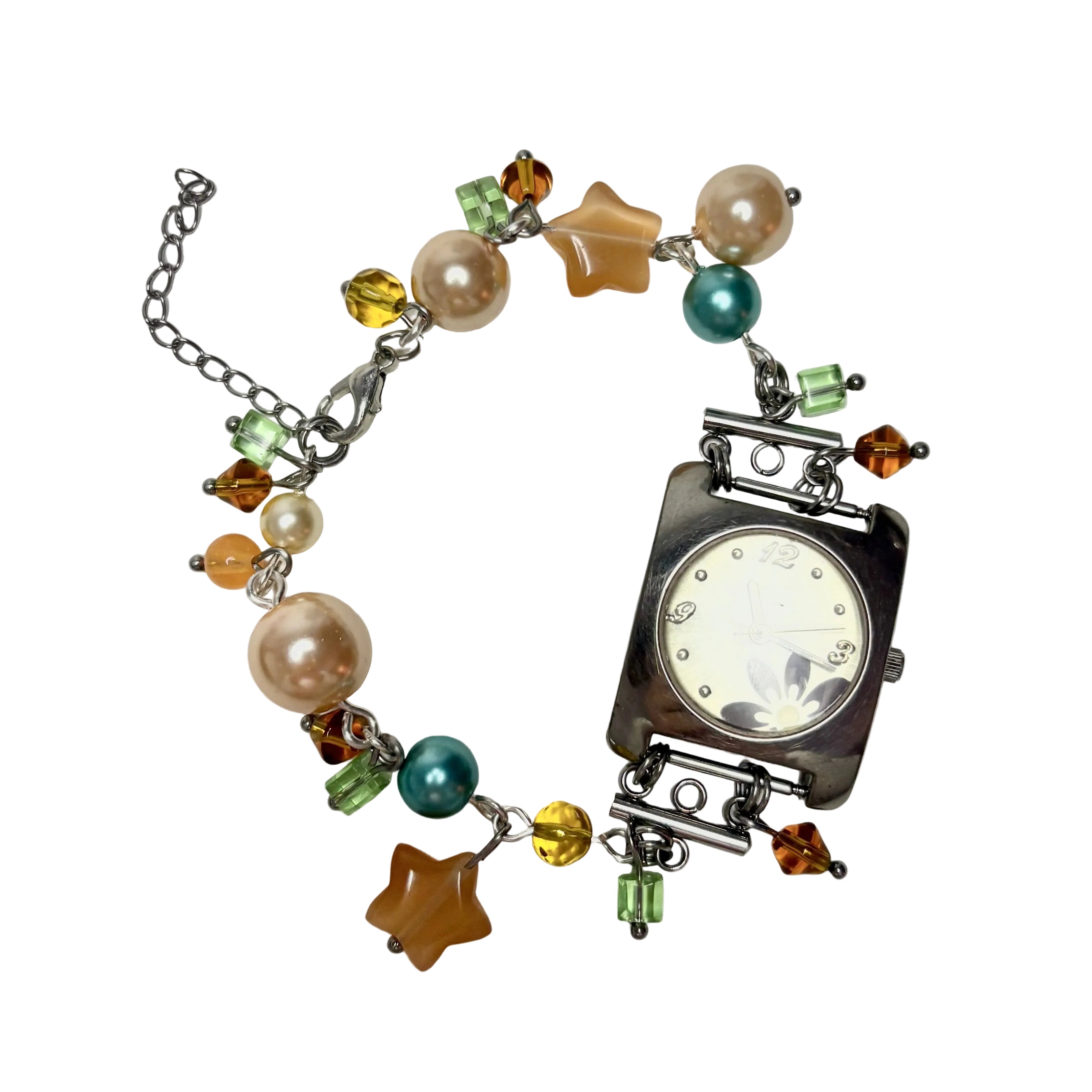 beach beaded watch bracelet