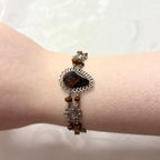 vintage wire detail bracelet