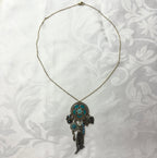 vintage butterflies pendant necklace