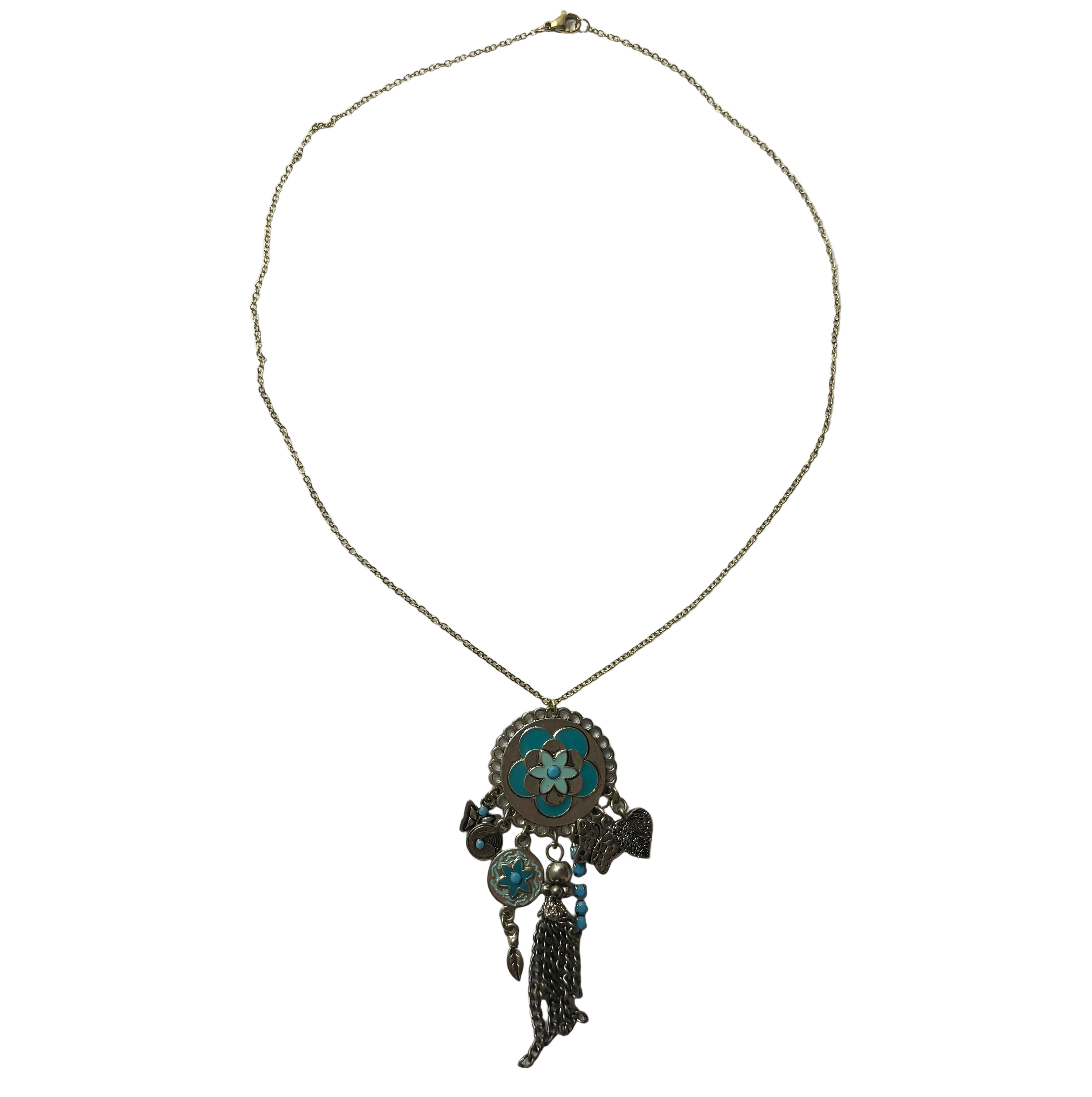 vintage butterflies pendant necklace