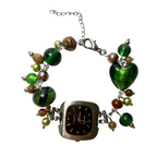 woodland working beaded watch bracelet