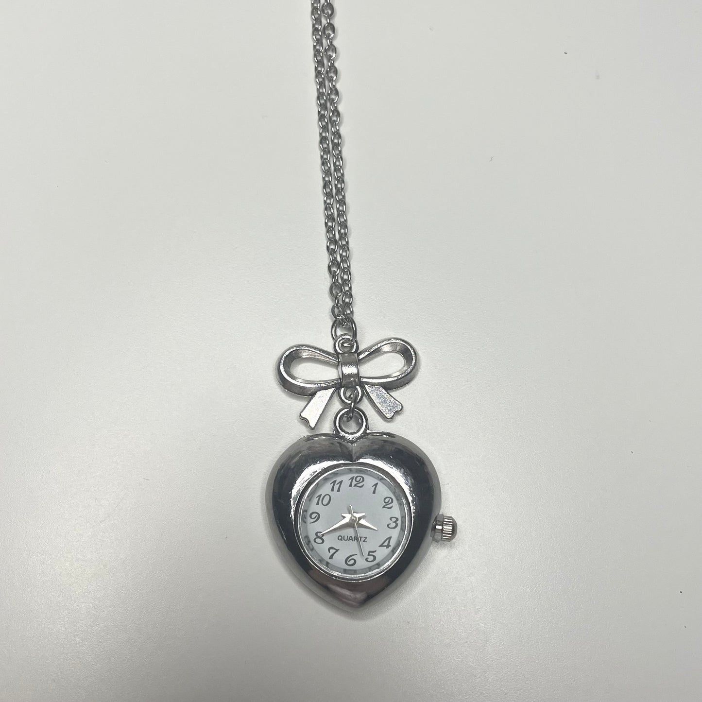 dorothy heart watch necklace