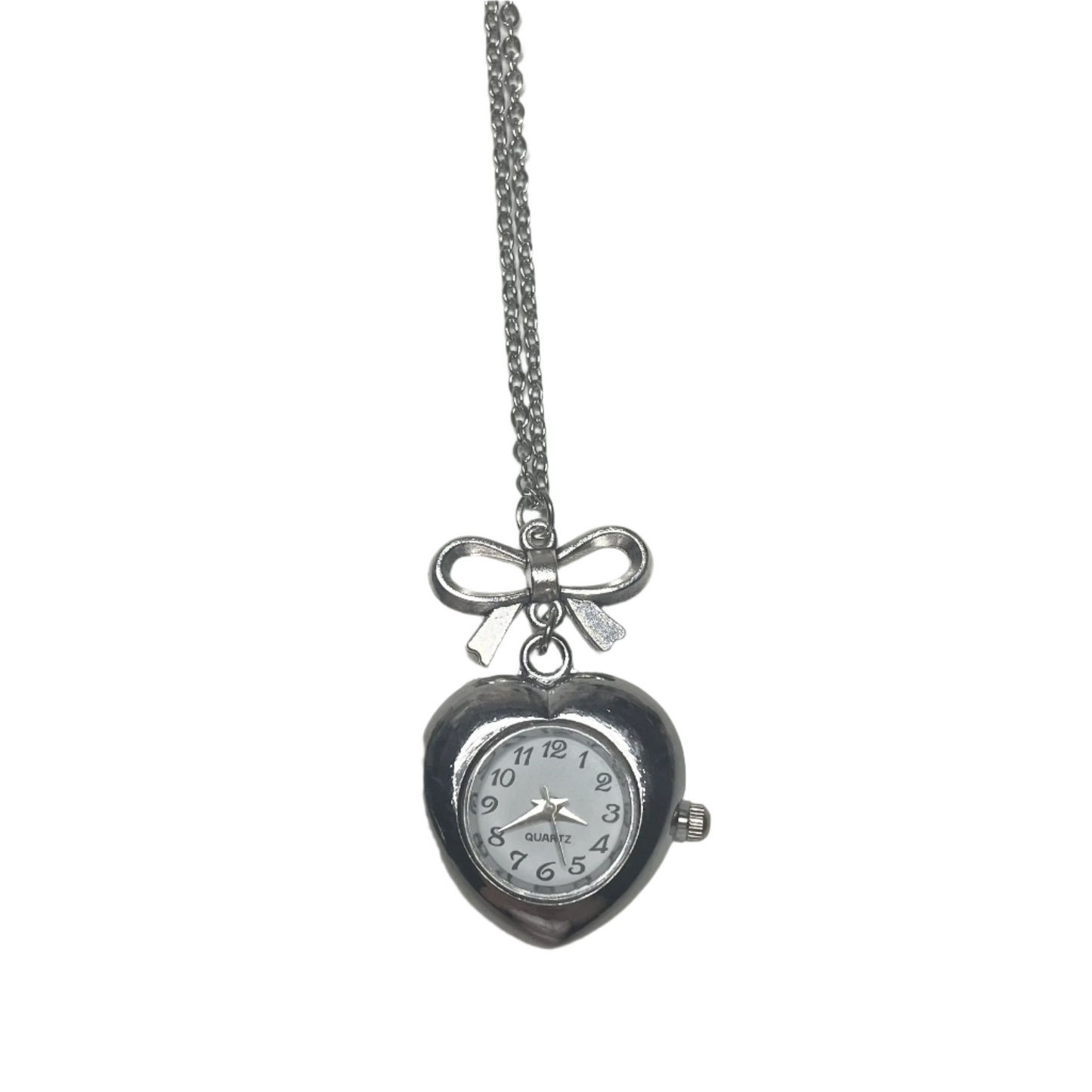 dorothy heart watch necklace