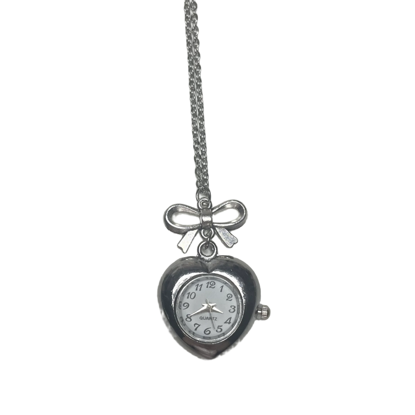 dorothy heart watch necklace