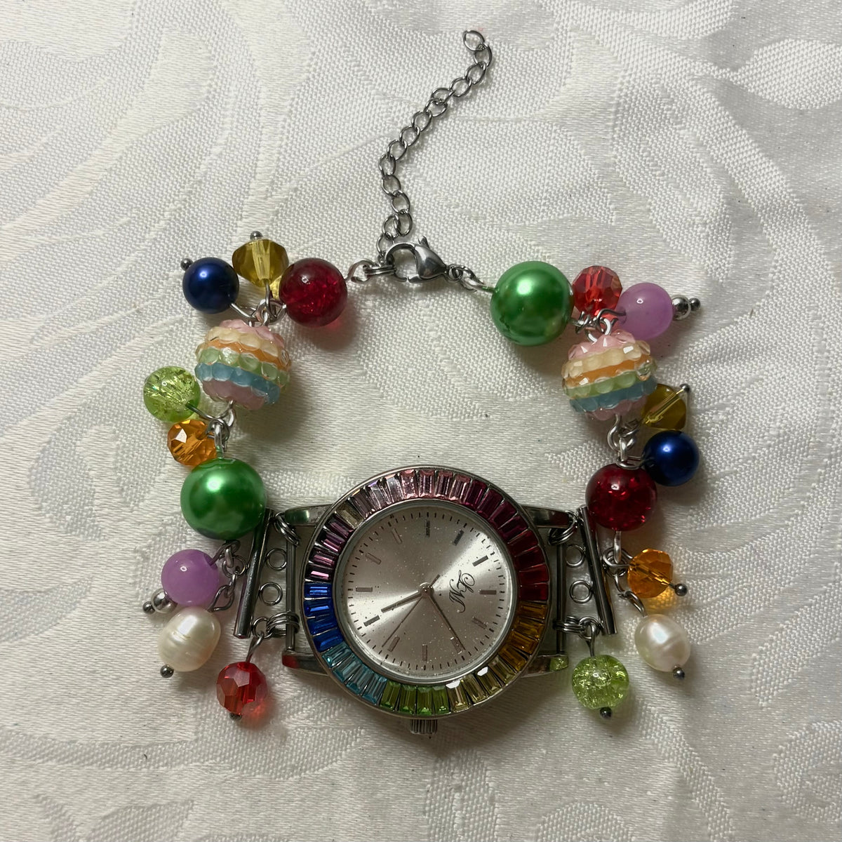 rainbow working watch bracelet