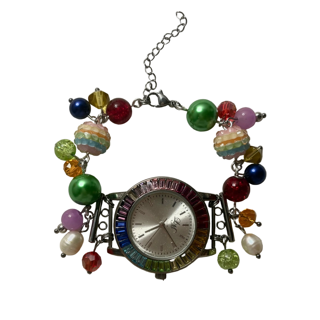 rainbow working watch bracelet