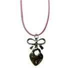 love on lock cord necklace