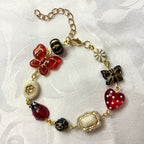 ladybug beaded bracelet