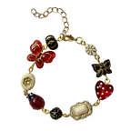 ladybug beaded bracelet