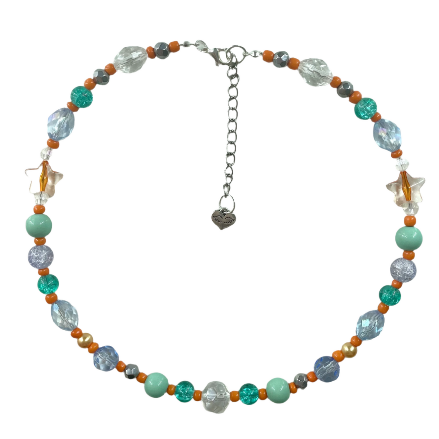 ufo beaded necklace