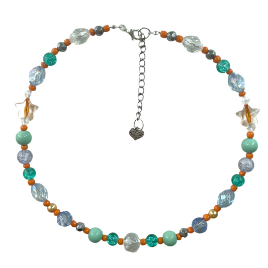 ufo beaded necklace