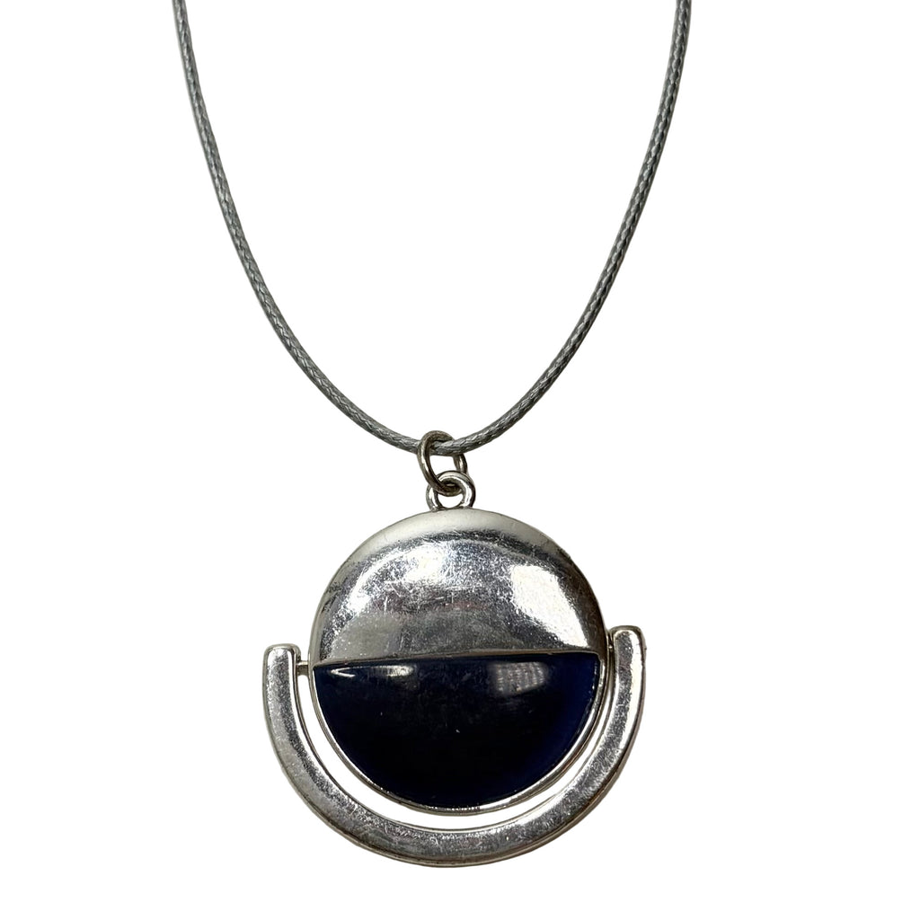 crescent cord necklace