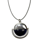 crescent cord necklace