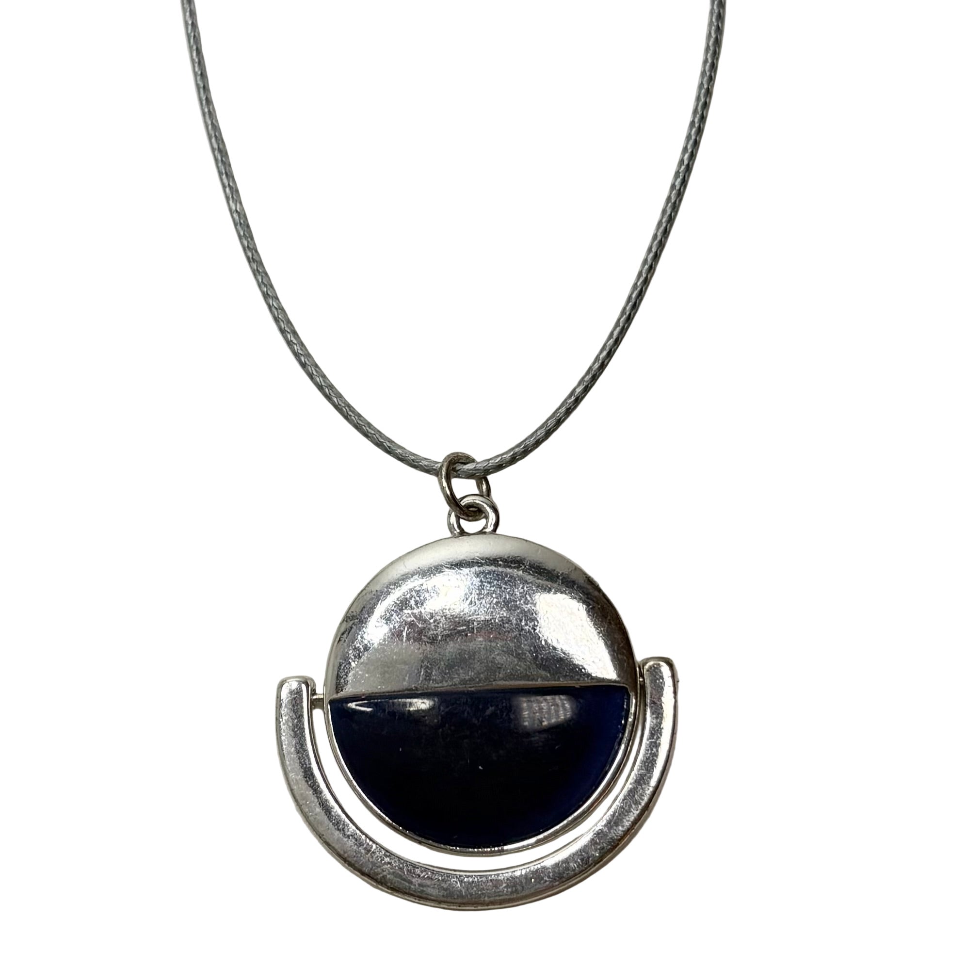 crescent cord necklace