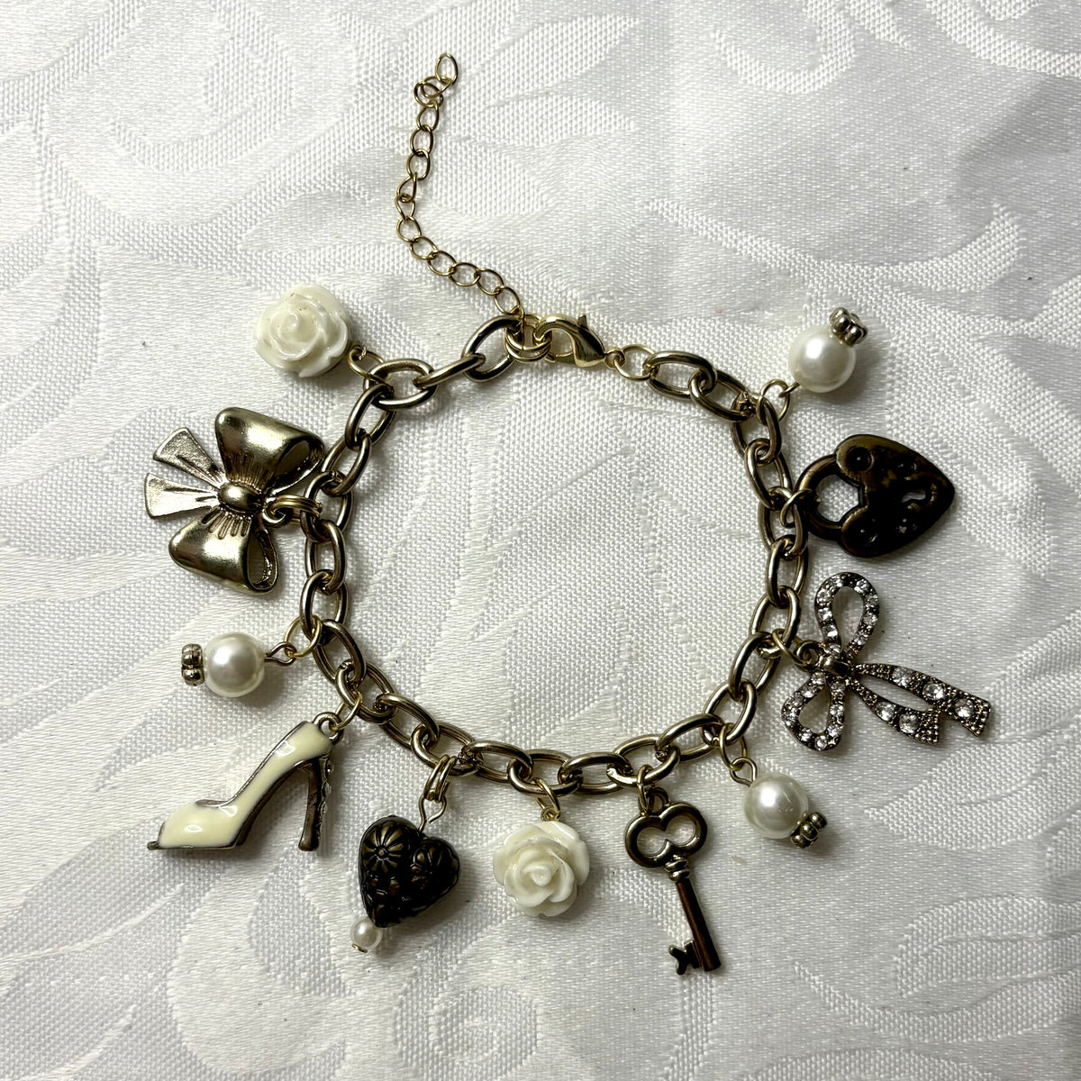 girlie charm bracelet