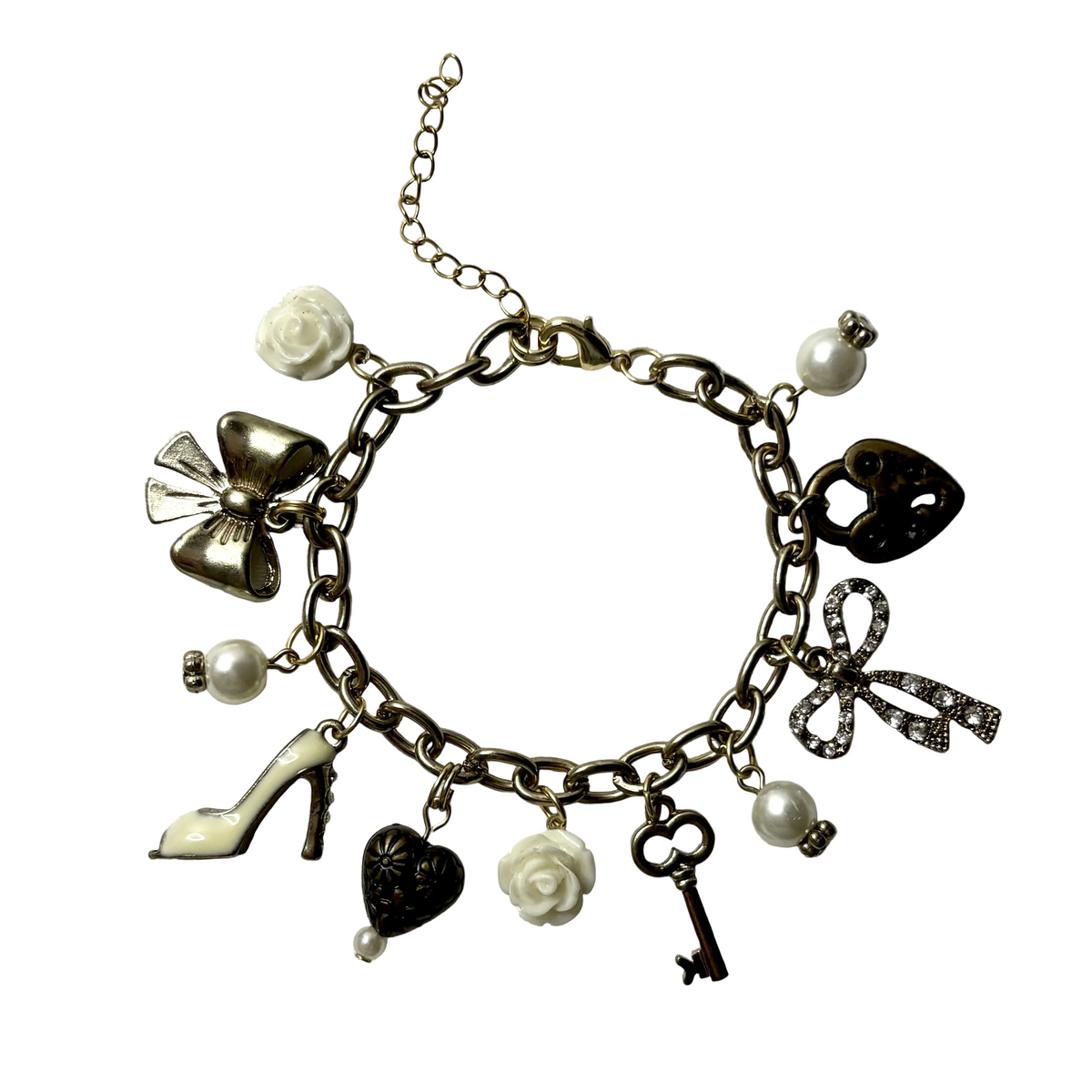 girlie charm bracelet