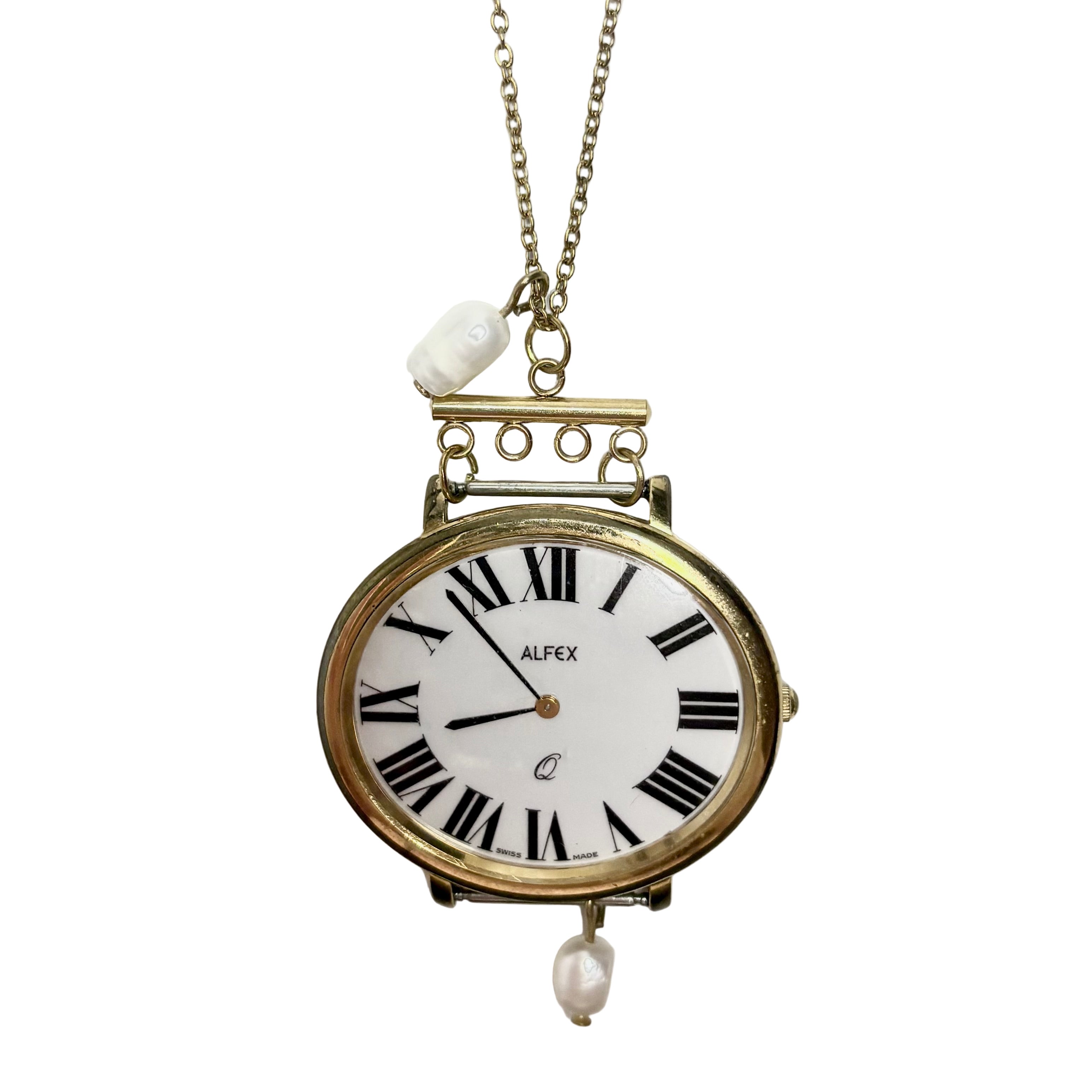 alice watch necklace (not working) – cherubkoi