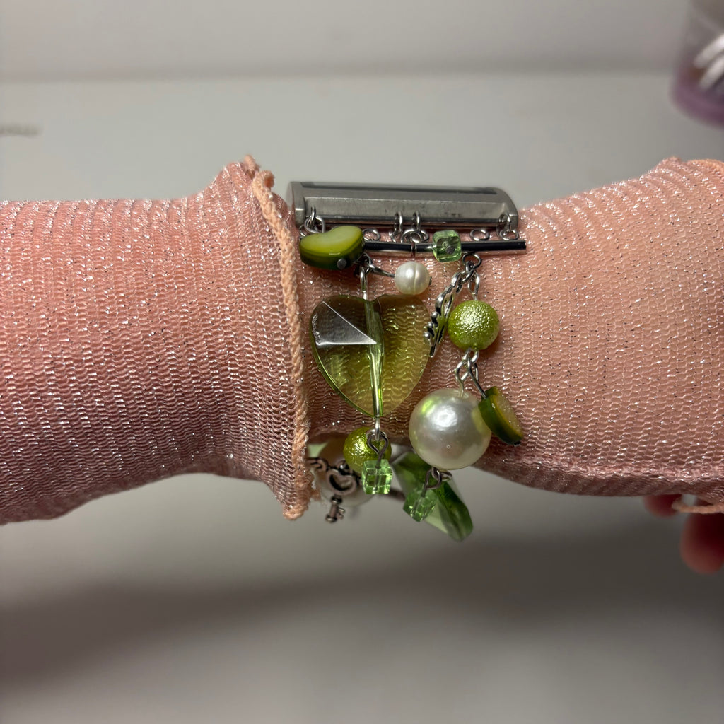 lucky clover beaded watch bracelet