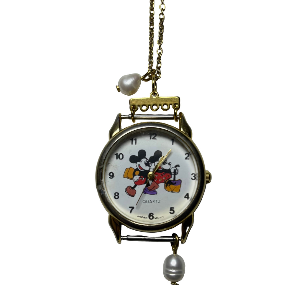 mouse watch necklace