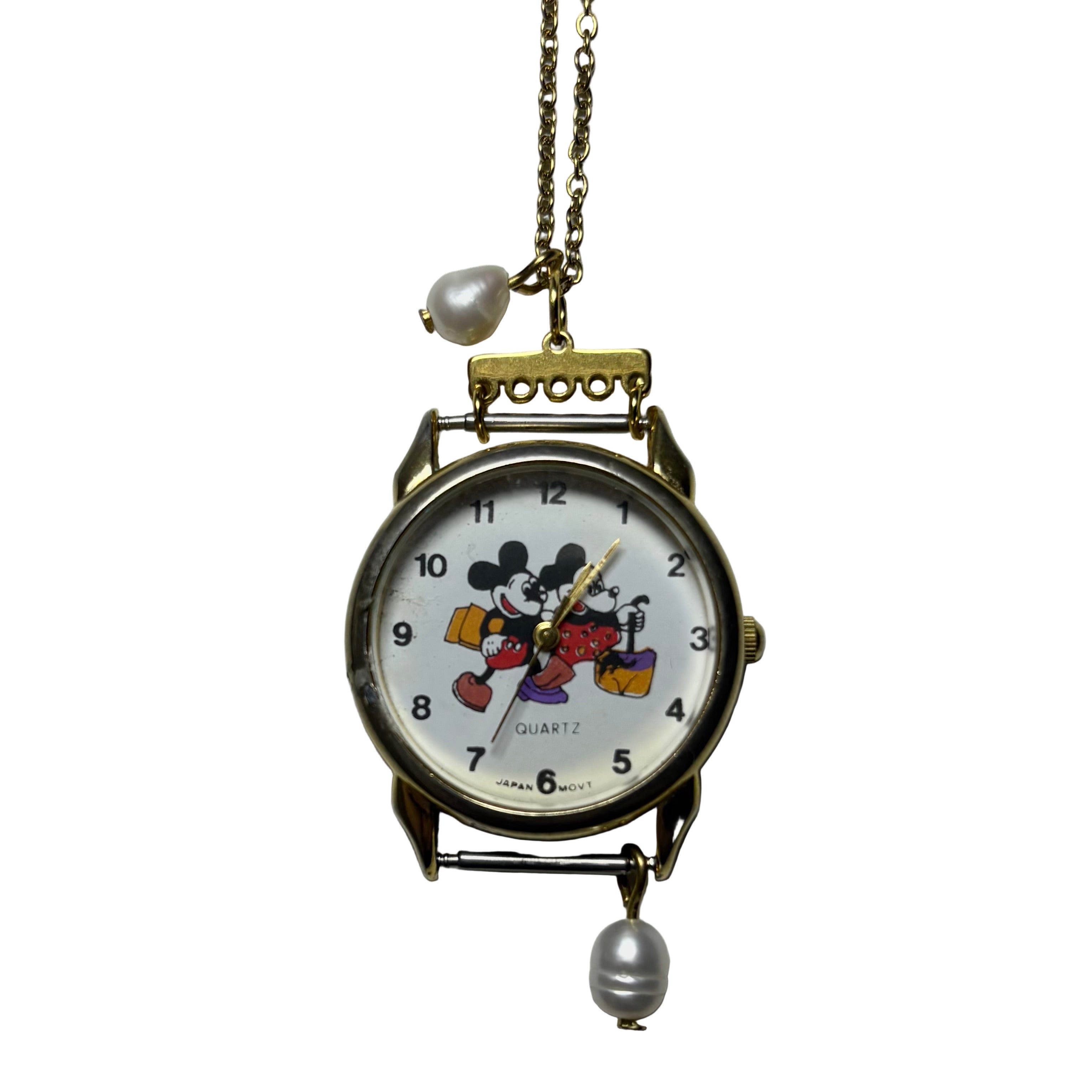 mouse watch necklace