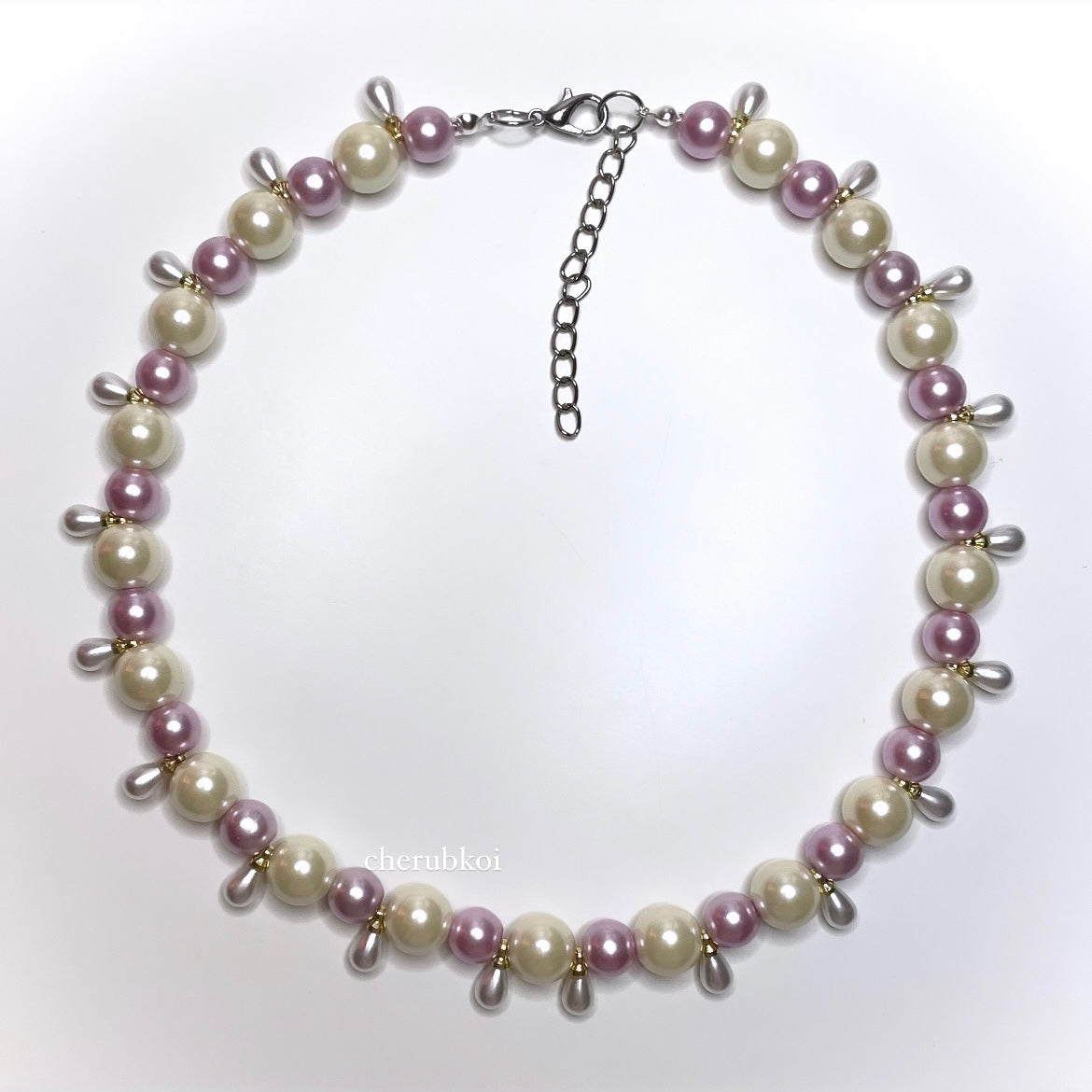 lilac lady necklace