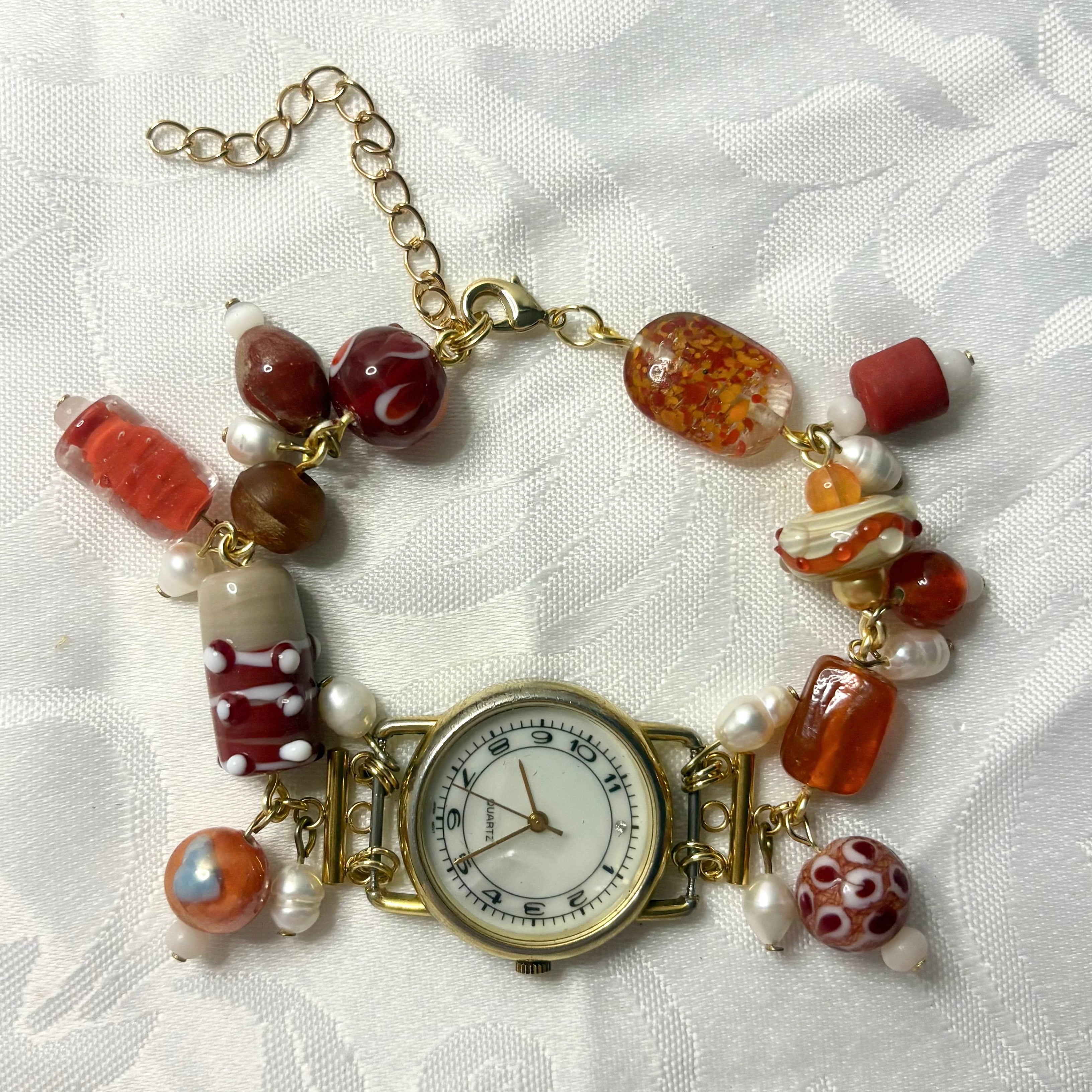 orange desert watch bracelet