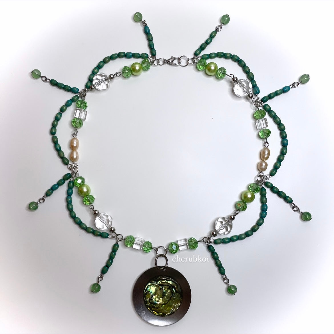 pisces mermaid necklace