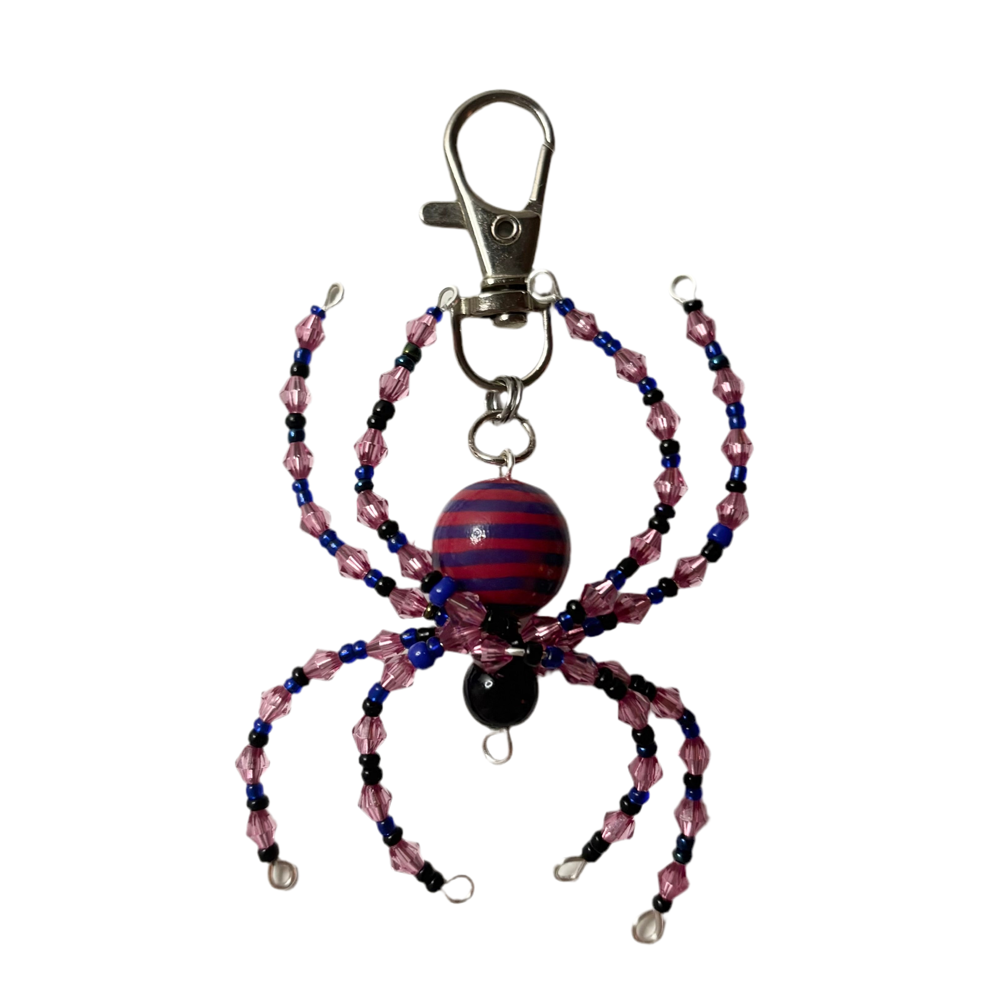 wonderland spider keychain