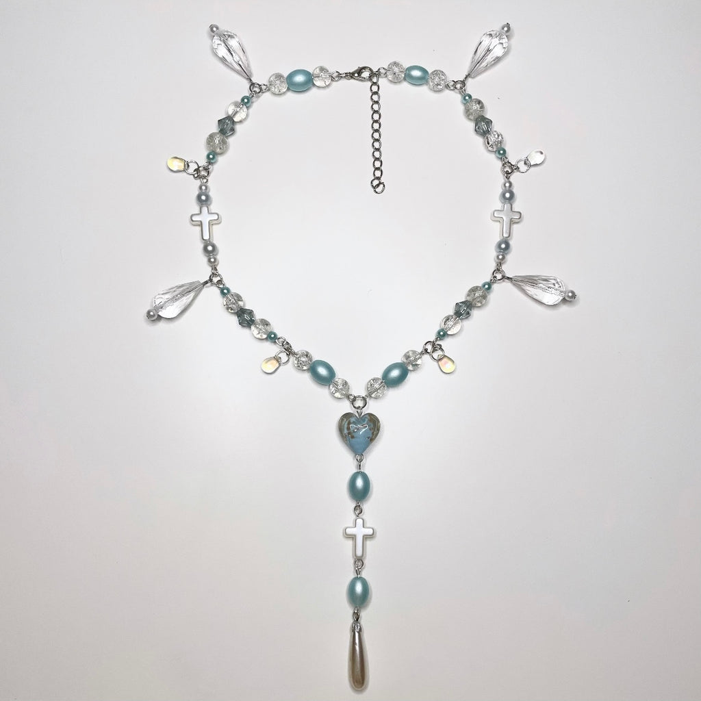 weeping madonna necklace