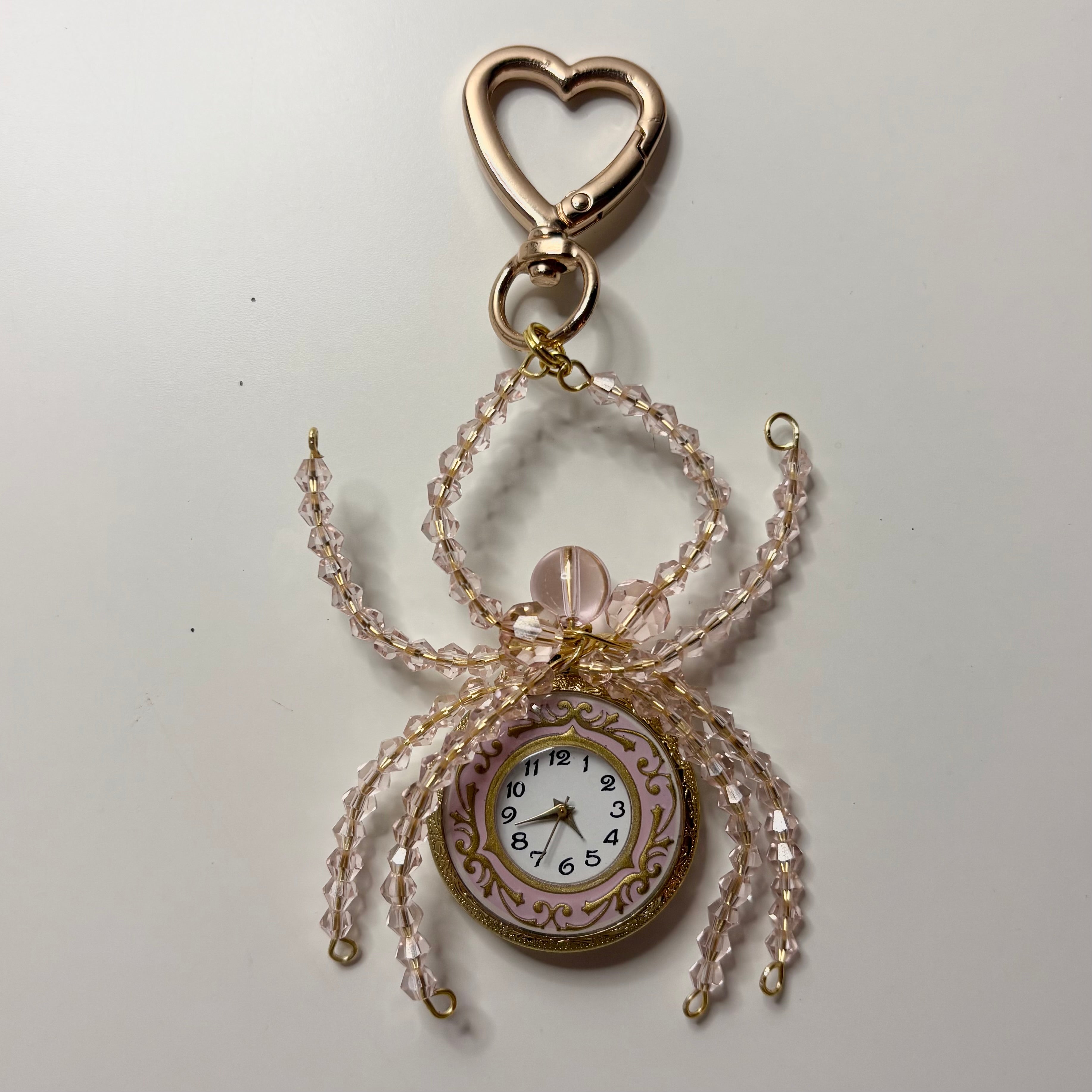 clockwork spider keychain