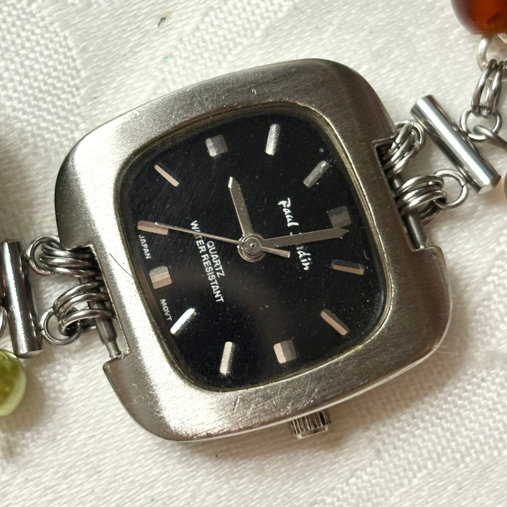 woodland working beaded watch bracelet