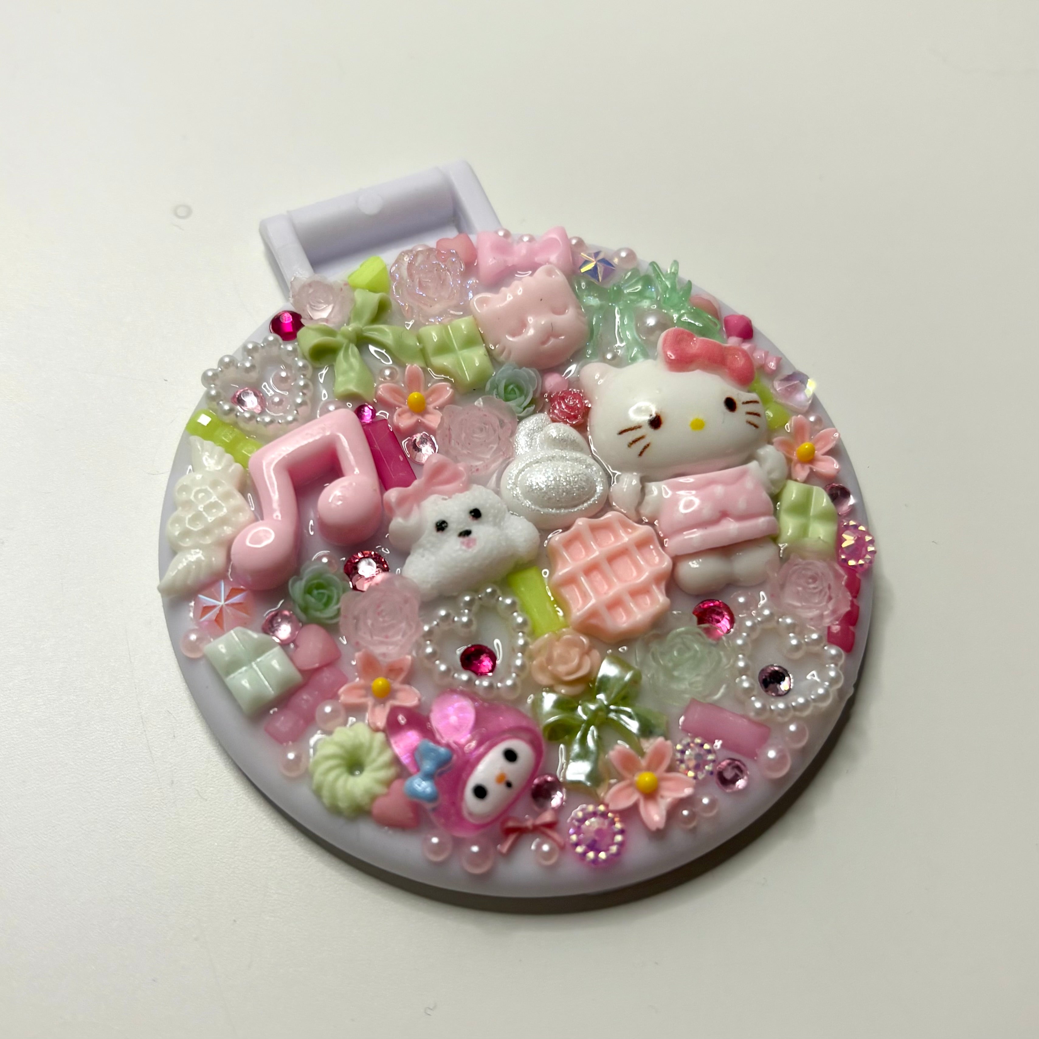 y2k kitty deco compact mirror