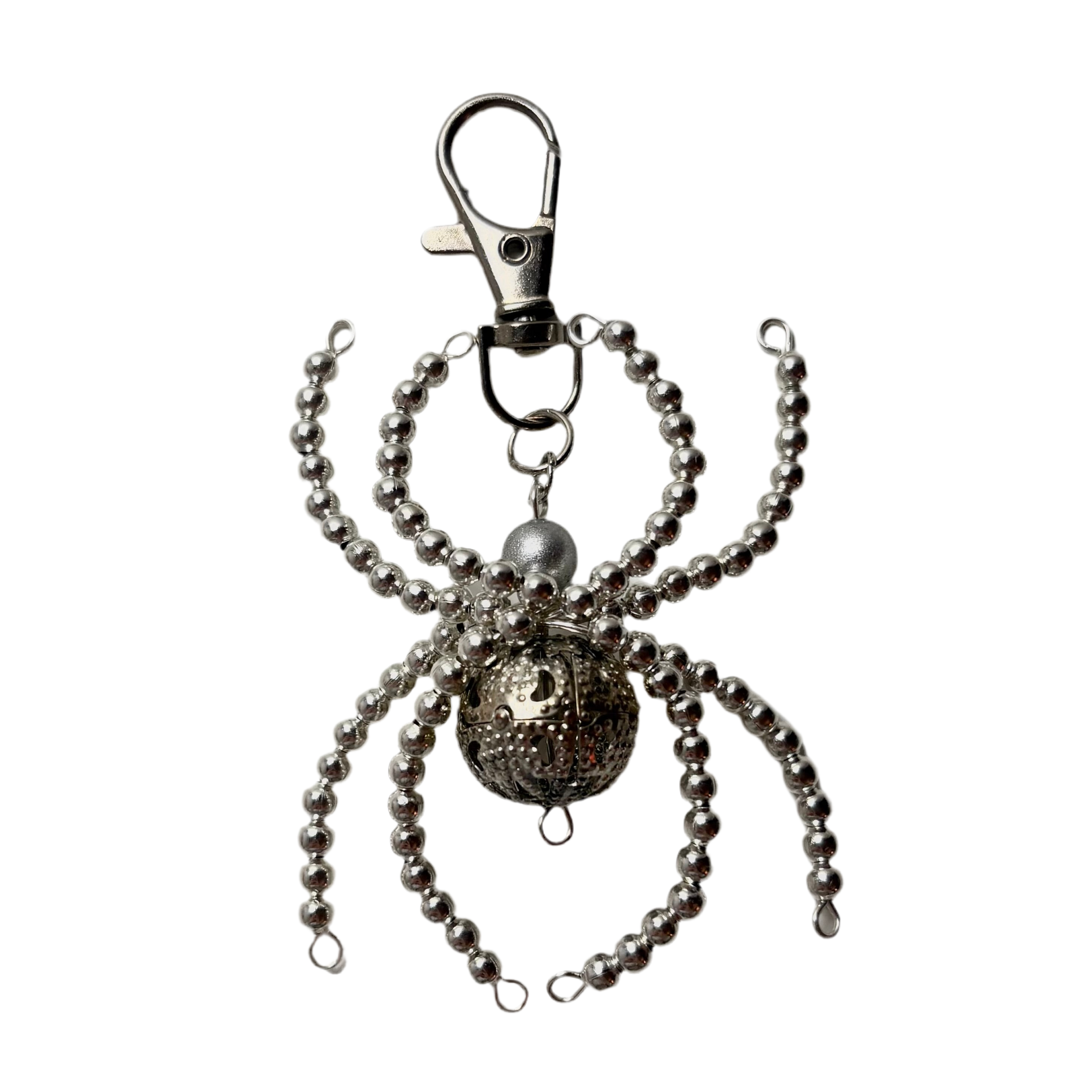 disco spider keychain