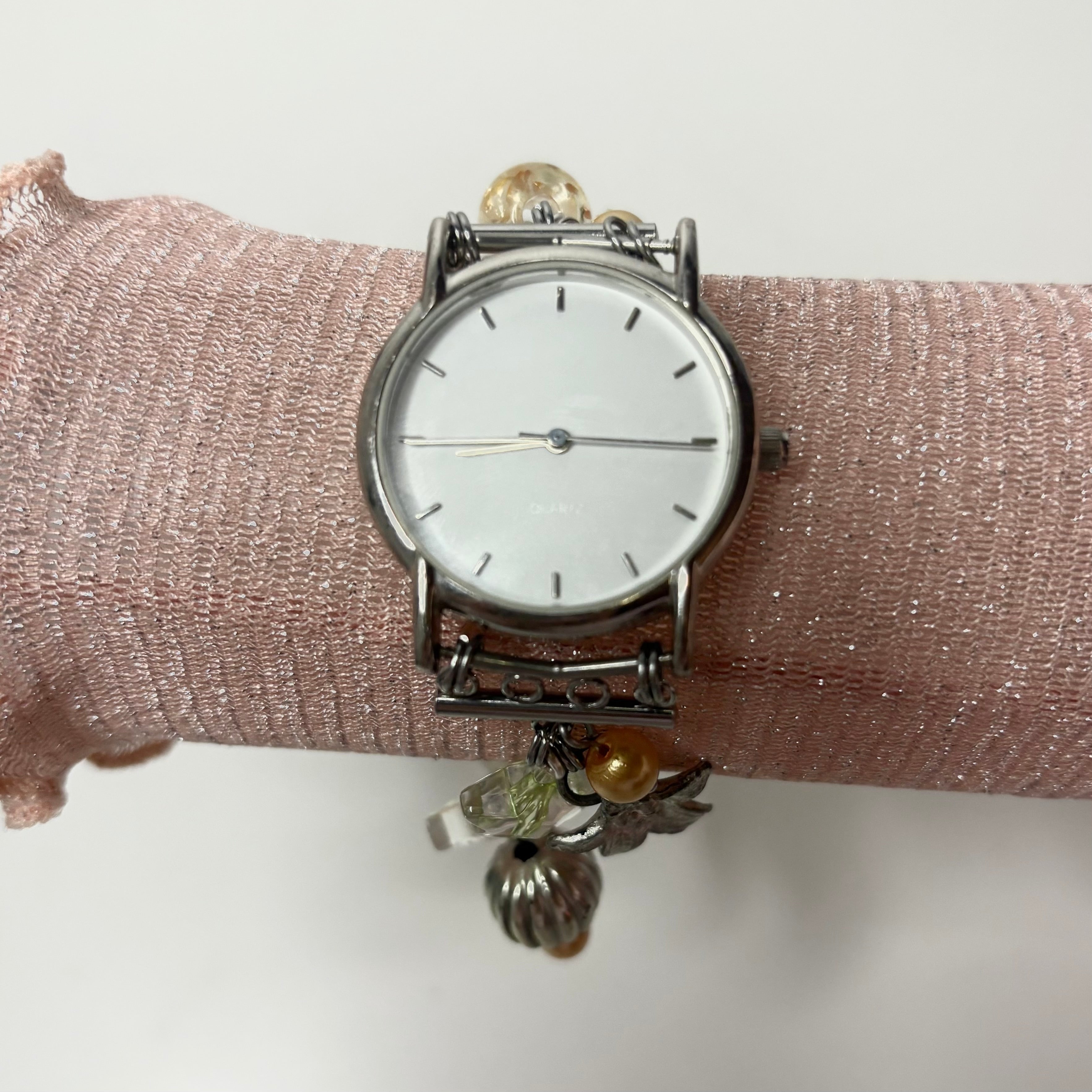 aquarium beaded watch bracelet