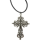 cross cord necklace