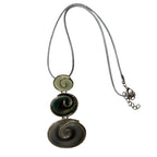 swirlies cord necklace