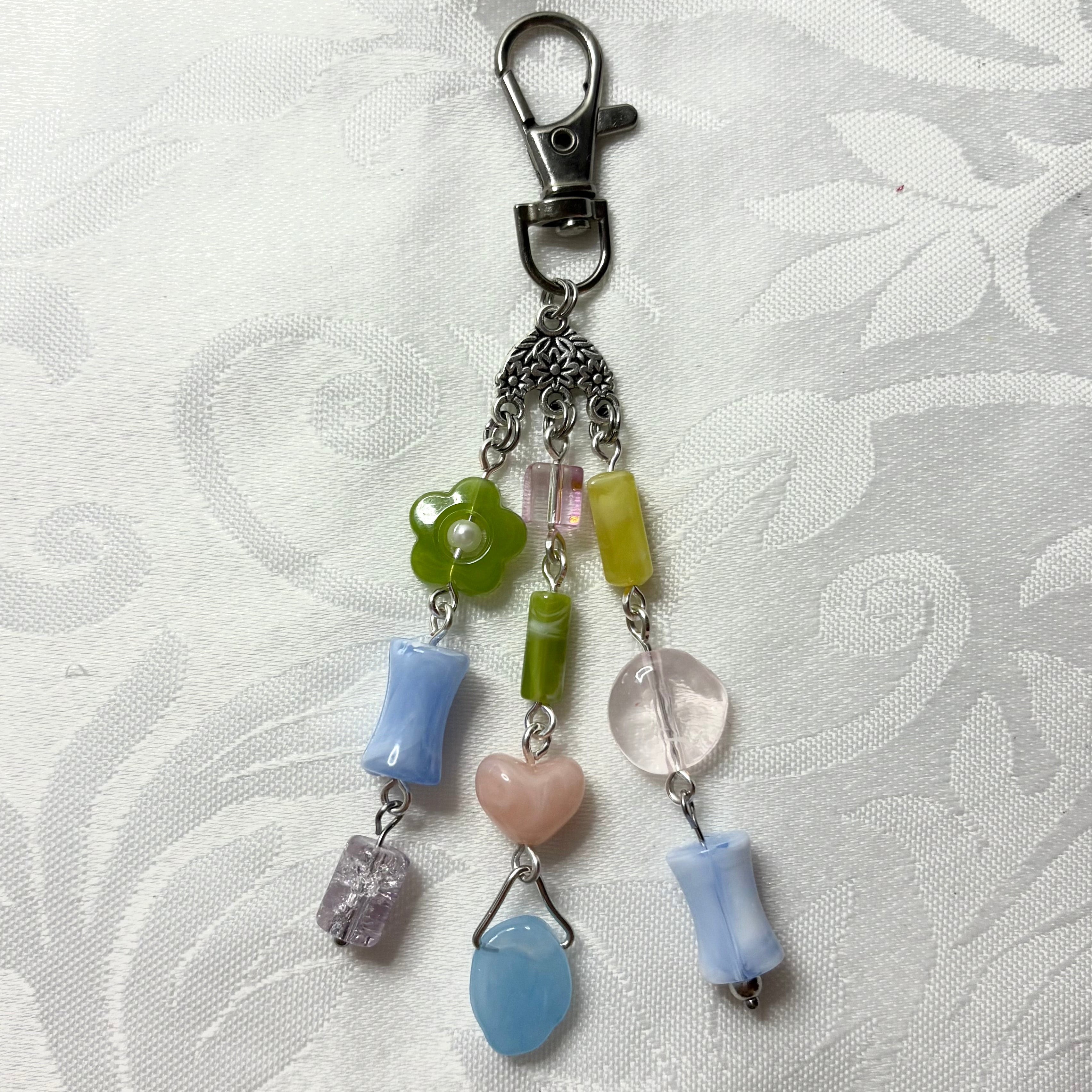 rain in spring keychain