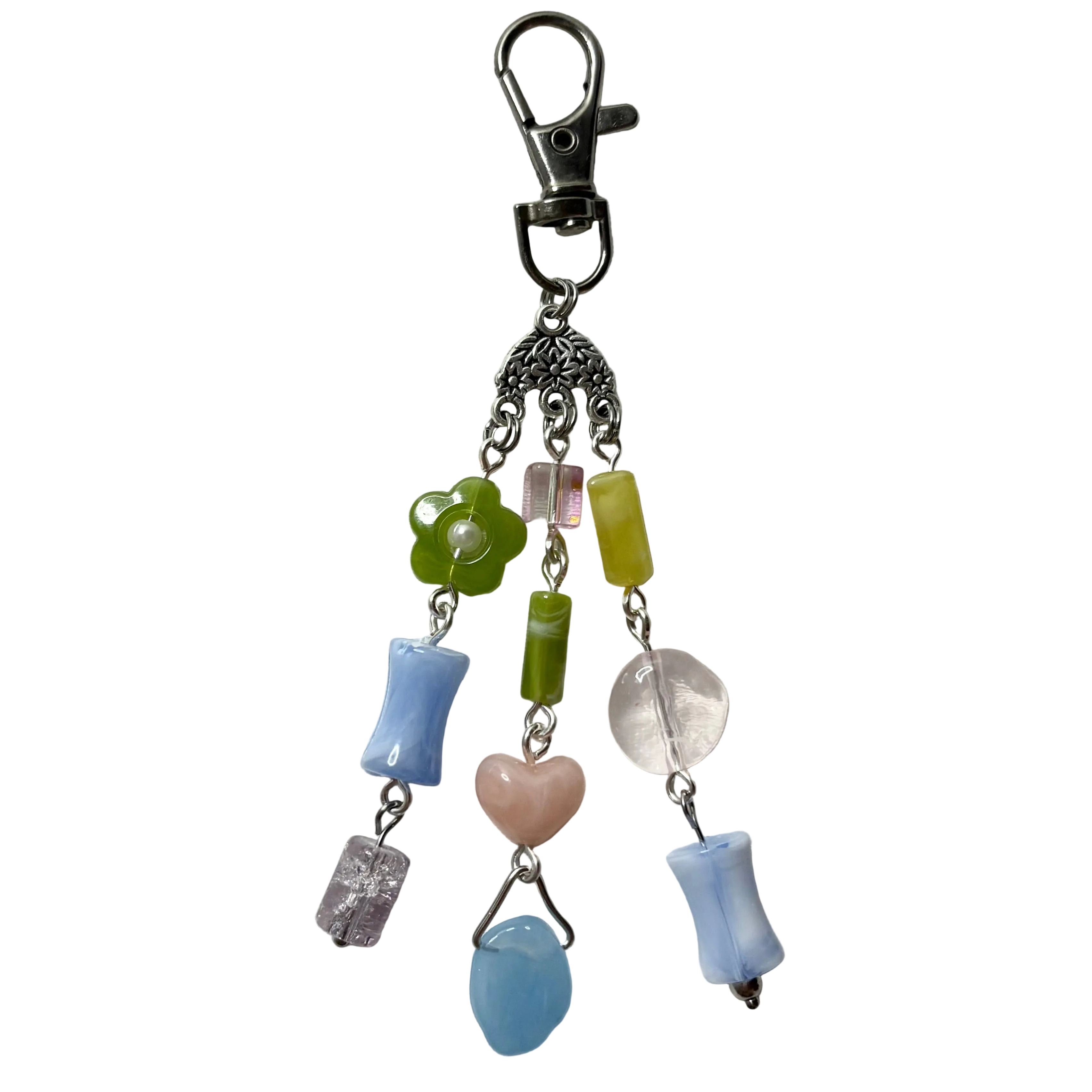 rain in spring keychain